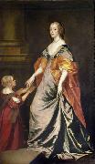 Anthony Van Dyck Portrait of Mary Villiers painting